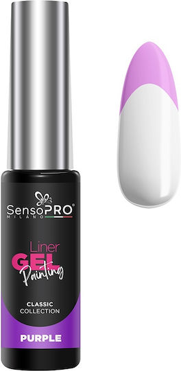 Sensopro Milano Classic Uv Gel Nail Liner Purple 8ml