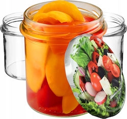 Kadax Буркан Стъклен с Капак 350ml 10бр