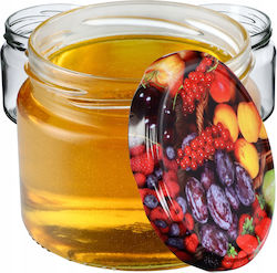 Kadax Βαζάκι Γυάλινο με Καπάκι 330ml (10τμχ)