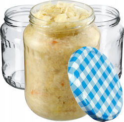 Kadax Glas Gefäß mit Deckel 720ml (8 Stück)