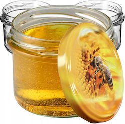 Kadax Βαζάκι Γυάλινο με Καπάκι 235ml (10τμχ)