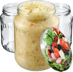 Kadax Glas Gefäß mit Deckel 720ml (8 Stück)