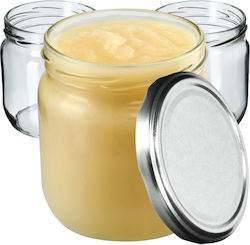 Kadax Βαζάκι Γυάλινο με Καπάκι 425ml (6τμχ)
