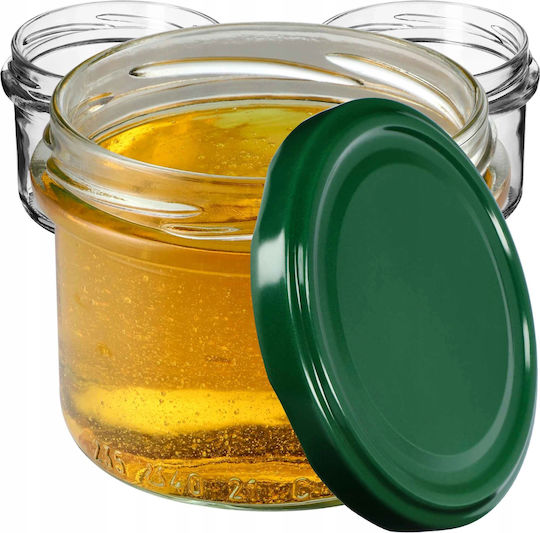 Kadax Βαζάκι Γυάλινο με Καπάκι 235ml (10τμχ)