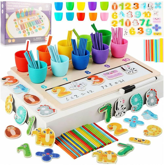 MalPlay Montessori Εκπαιδευτικό Παιχνίδι Γράμματα & Αριθμοί από Ξύλο 113916