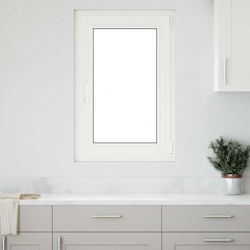 vidaXL Ανοιγόμενο Παράθυρο PVC Risor Π60xΥ90cm vidaXL Ανοιγόμενο Παράθυρο PVC Risor Π60xΥ90cm