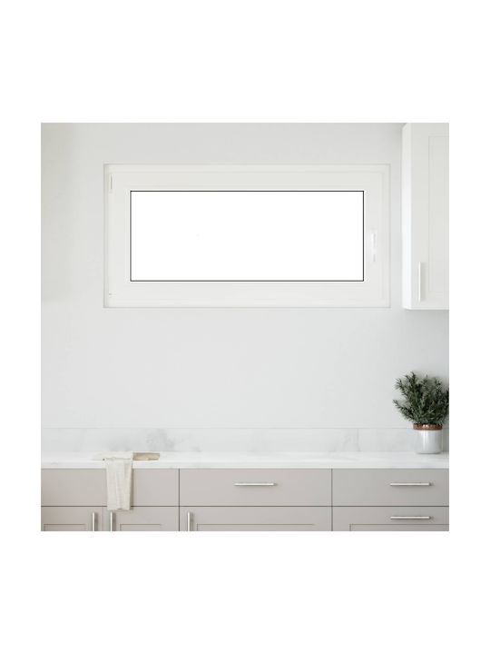 vidaXL Aufklappbares PVC Fenster Risor P120xH60cm