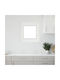 vidaXL Aufklappbares PVC Fenster Risor P50xH50cm