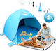 Pop Up Beach Tent for 4 People Blue