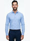Long Sleeve Shirt in Narrow Fit Light Blue