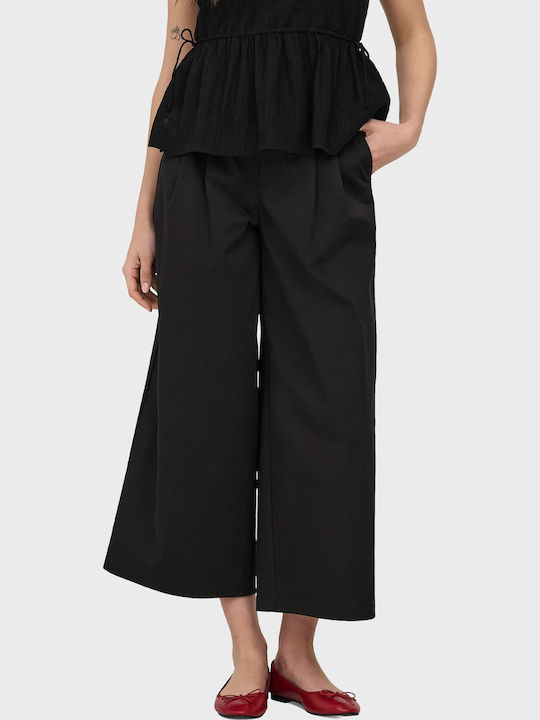 Only Women's Fabric Trousers Black