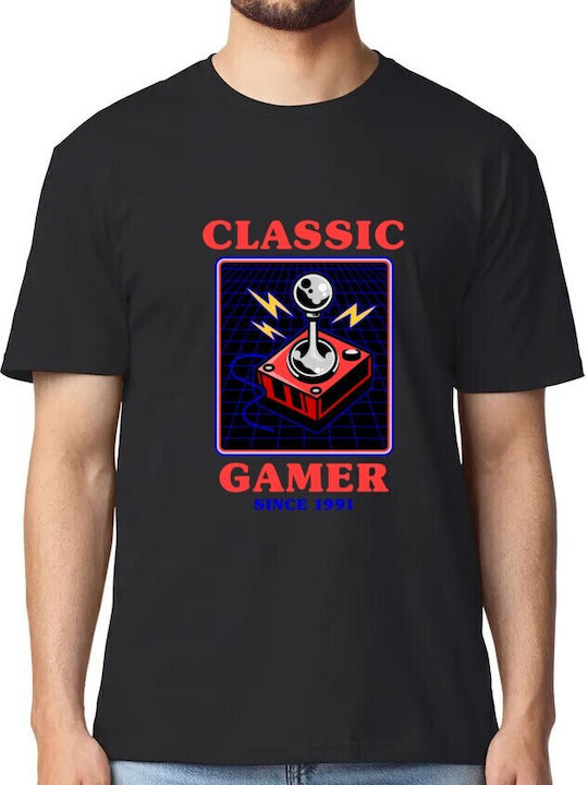 T-shirt Classic Gamer Since 1991 Pop Culture Black