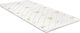 Ted Bed Ανώστρωμα Ημίδιπλο Memory Foam Eμποτισμένο με Αλόη 120x190εκ.