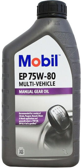 Mobil Multi-Vehicle Automatic Transmission Fluid For Manual Transmission 75W-80 1lt