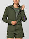 Pedroc Pl Wind Hd Women's Sleeveless Hiking Windproof Jacket Khaki