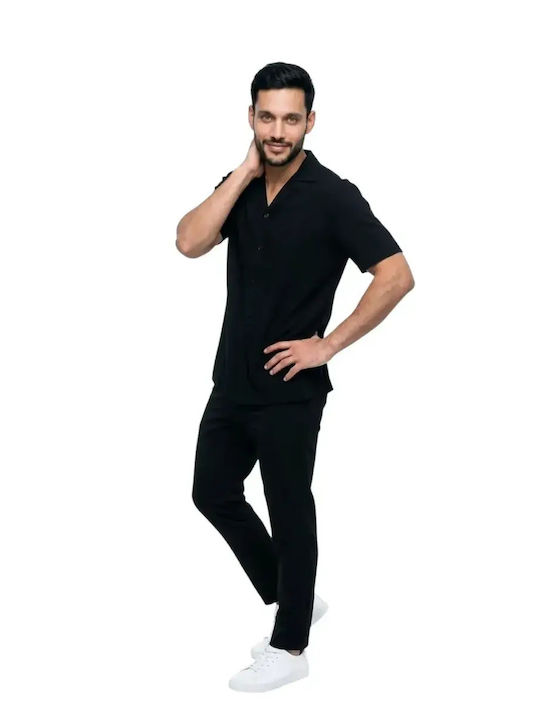 Mezzo Mezzo Παντελόνι Σετ Μαύρο