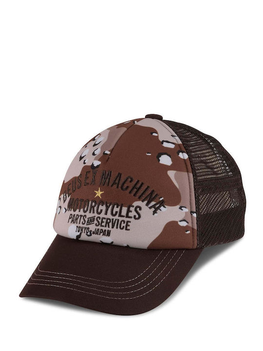 Deus Ex Machina Cap Tokyo Original Address Trucker Camo D261uha035