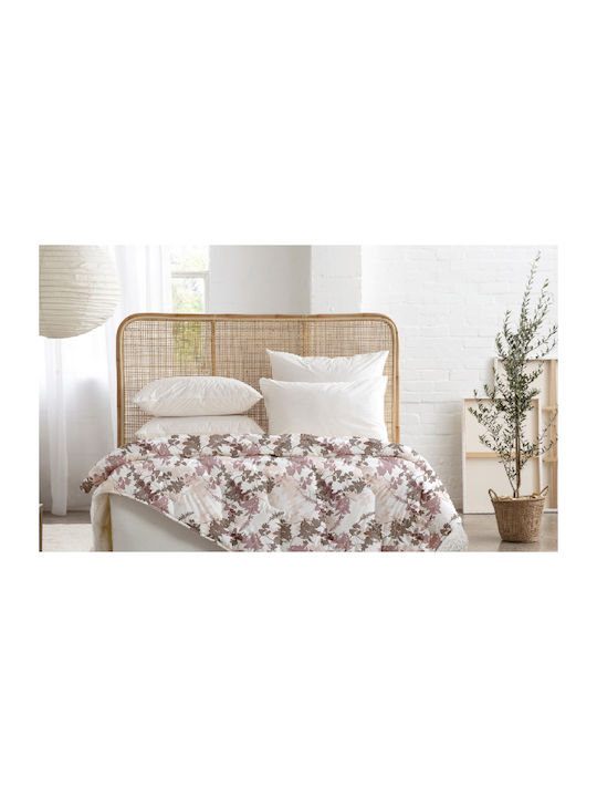 Carmel Double Woolen Quilt 200x215cm Pink 80 GSM