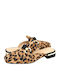 Flat Mules in Brown Colour