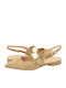 Suede Women's Ballerina Shoes Beige