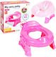 MalPlay Toddler Toilet Seat with Footrest Pink