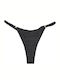 Women's String Brief Black