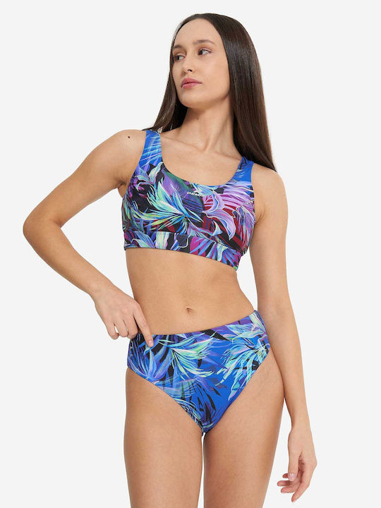 DEMIX Bikinihosen Slip Mehrfarbig