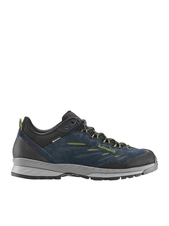 Lowa Men's Hiking Shoes Waterproof with Gore-Tex Membrane Blue