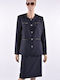 Karina Damen Blazer Blau