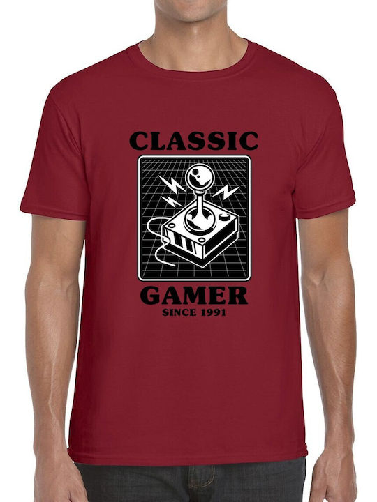 T-shirt Classic Gamer Since 1991 Pop Culture Ca...