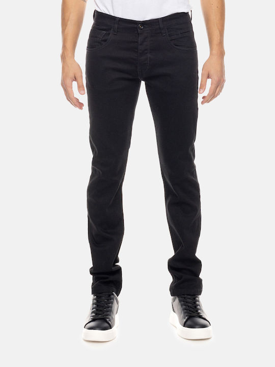 Cover Jeans Cover Παντελόνι Τζιν Ελαστικό Slim Fit Blue-black Cover Jeans Cover Παντελόνι Τζιν Ελαστικό Slim Fit Blue-black