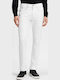 Delaware Men's Jeans Pants Elastic with Slim Straight Application White