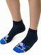 Steven Sport Kids Ankle Socks Blue