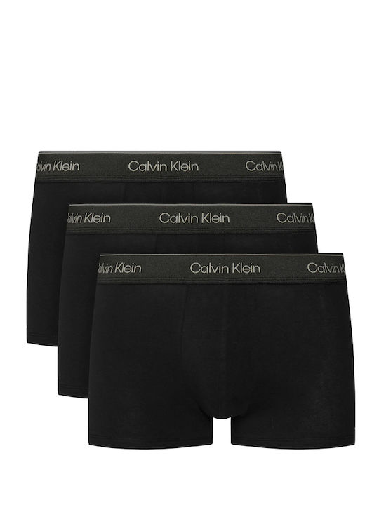 Calvin Klein Trunk Μποξεράκια 3Pack Λευκο- Μαυρο