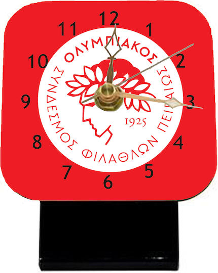 Photoretous Tischuhr Olympiakos 10cm