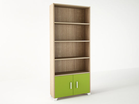 Holz Boden Bücherregal Grüne 75x30x180cm