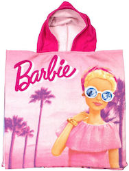 Beach Poncho Quick Dry Barbie 86 Pink Disney Di...
