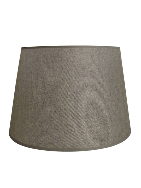 Heronia Konisch Lampenschirm Braun mit Durchmesser 35cm