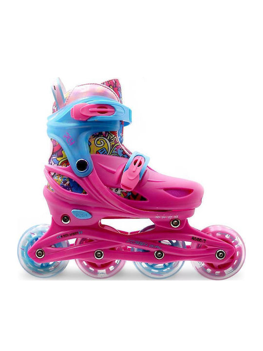 Inline Einstellbare Roller Mädchen Fuchsia