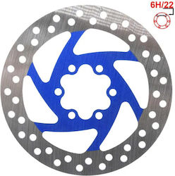 Ewheel Bicycle Disc Brake Rotor 6 Bolt 120mm Blue