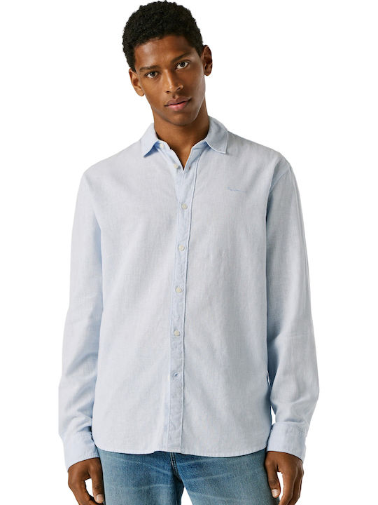 Pepe Jeans Μακρυμάνικo Πουκάμισο Bleach Blue