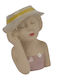 Kaemingk Vază Ceramică Roz 14x21x21 cm