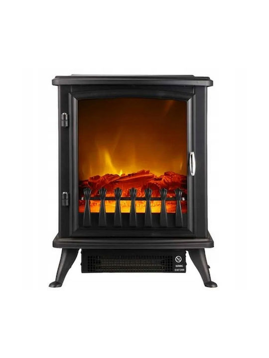 Επιδαπέδιο Ηλεκτρικό Τζάκι 1800W 42x28cm Μαύρο
