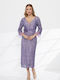 Rochie Midi de Seară Lila