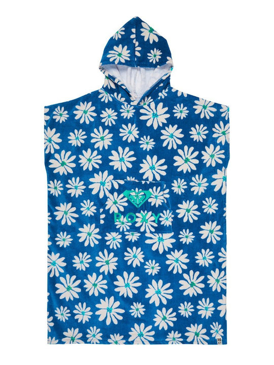 Roxy Beach Poncho Cotton Blue