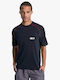 Quiksilver UPF 50+ Men Short Sleeve Sun Protection Shirt Black