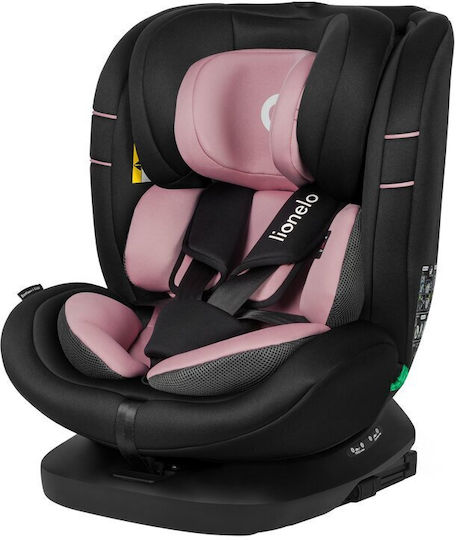 Lionelo Bastiaan Scaun Auto i-Size cu Isofix Roz 9-36 kg