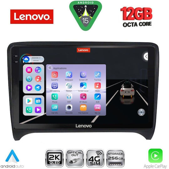 Lenovo Car Audio System for BMW X1 / X3 / X4 Audi TT 2007-2015 (Bluetooth/USB/WiFi/GPS/Apple CarPlay/Android Auto) with 9" Touch Screen