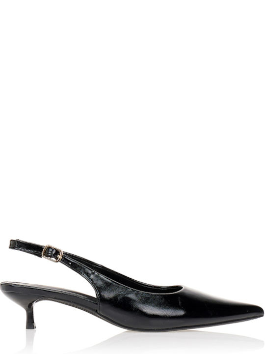 Tsoukalas Spitze Zehen Pumps aus Lackleder mit ...