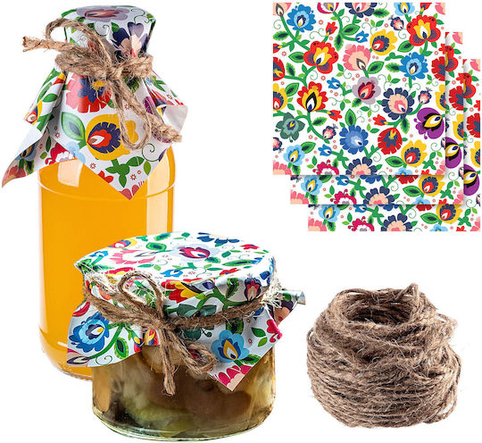 Lids Caps Jars Preserves Bottles Napkins + Jute String X10